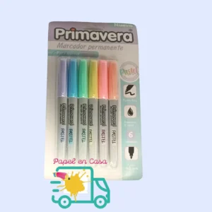 Marcador primavera pastel