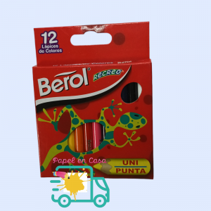 Colores Berol uni punta x12 cortos