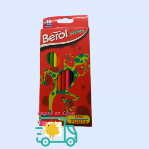 Colores Berol uni punta x12 largos