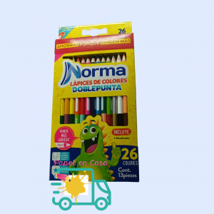 Colores Norma 13 lápices doble punta