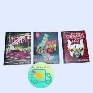 Cuaderno 50 hojas rayado