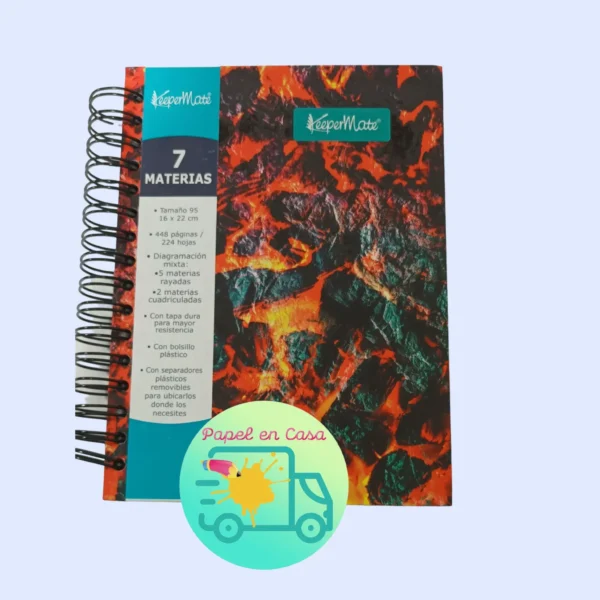 Cuaderno 7 materias mixto - Image 3