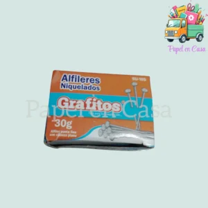 Alfileres niquelados
