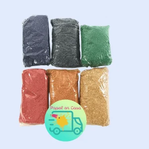 Aserrín escolar colores