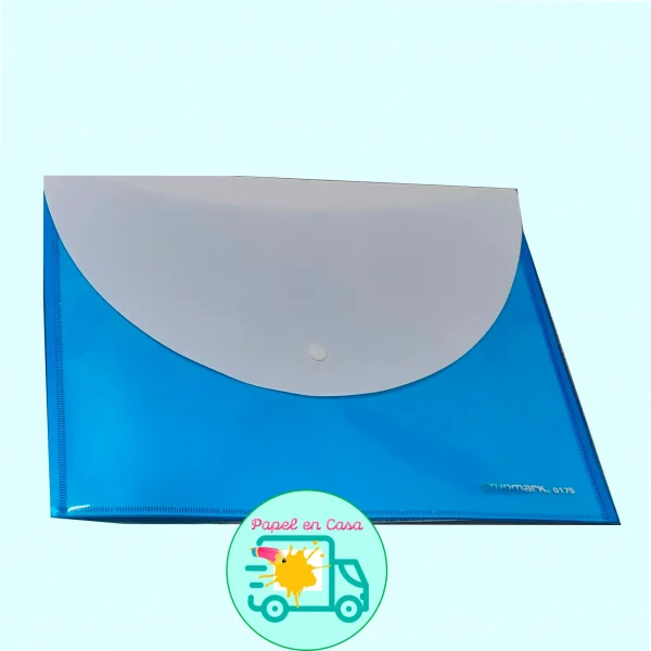Carpeta plástica broche - Image 4