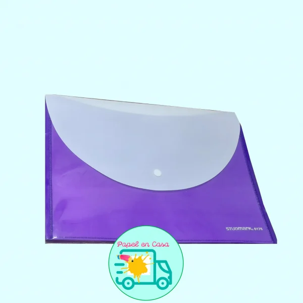 Carpeta plástica broche - Image 2