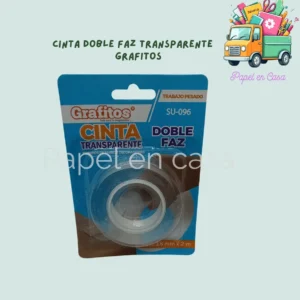 Cinta doble faz transparente