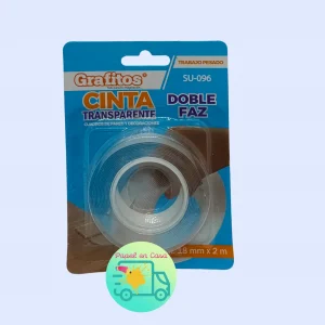 Cinta doble faz transparente