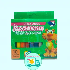 Creyones Parchesitos cortos