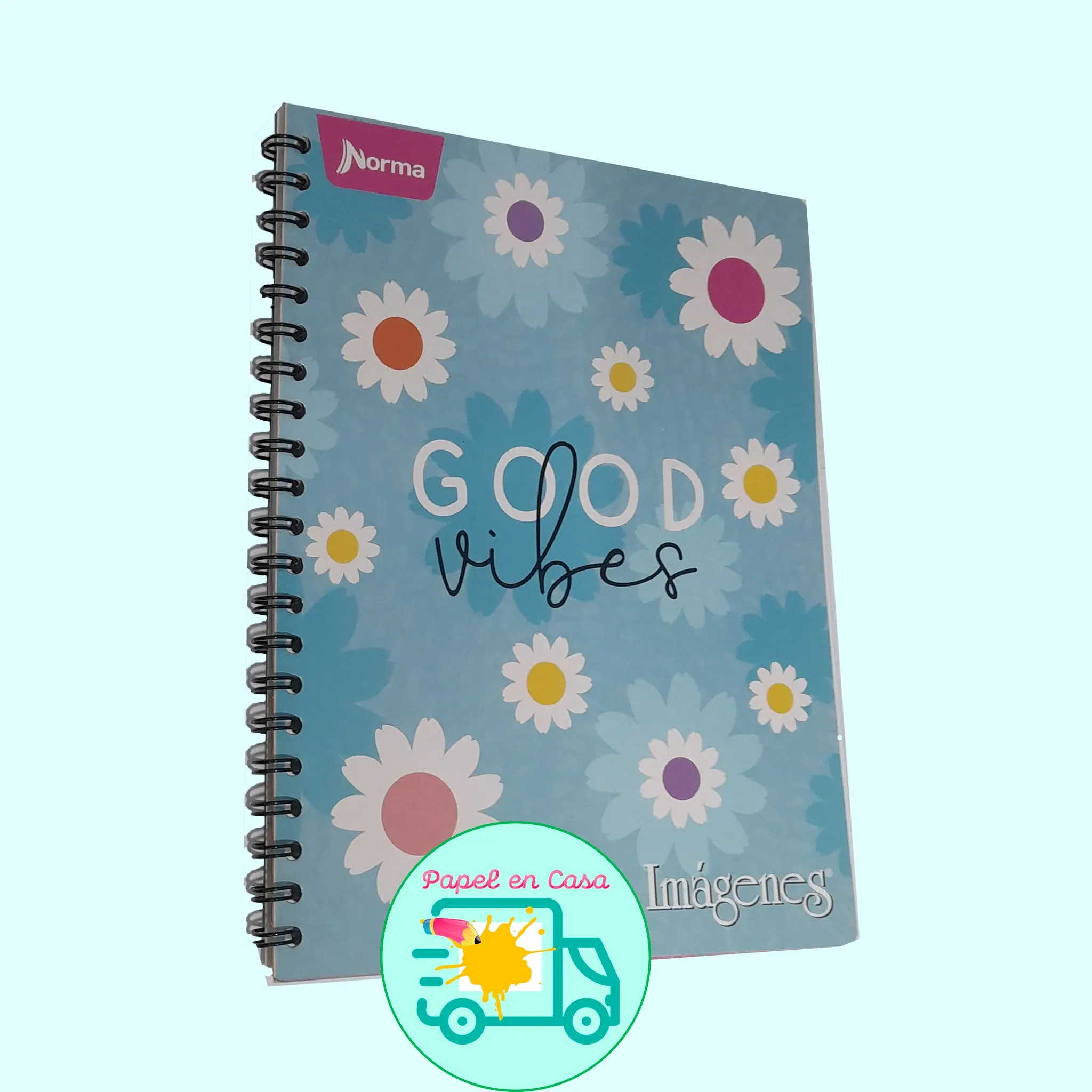 Cuaderno grande cuadriculado 80 hojas