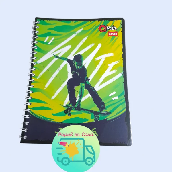 Cuaderno grande cuadriculado 80 hojas - Image 4
