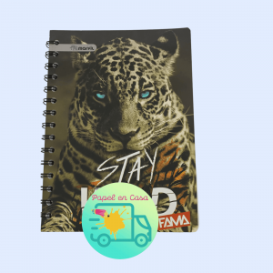 Cuaderno argollado rayas fama