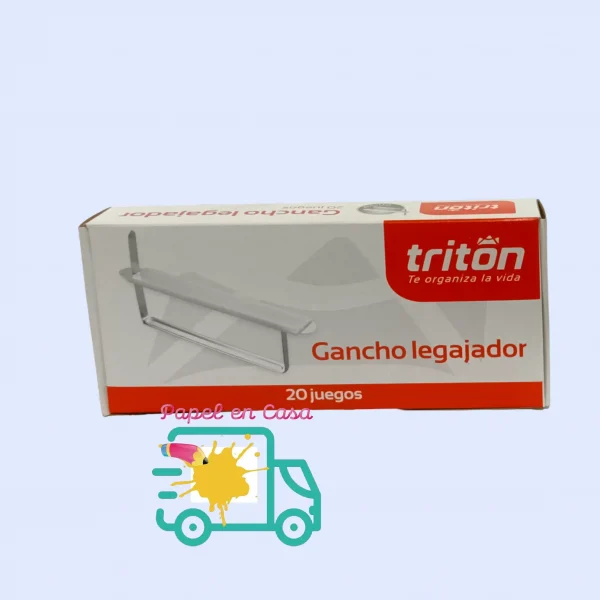 Gancho Legajador Metalico Caja X 20