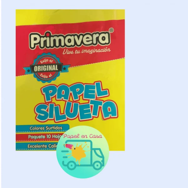 Papel Silueta 10 Hojas