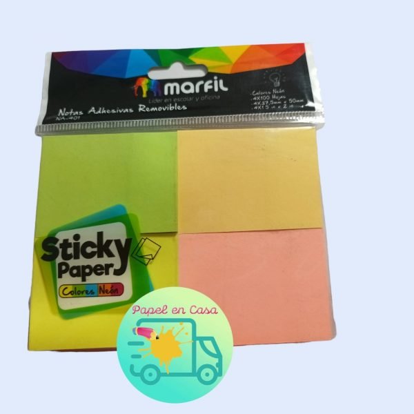 Post It 100 Hojas 75x75 /4