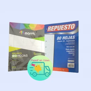 Hojas De Repuesto Folder Tamaño 105