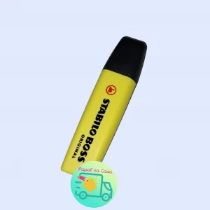 Resaltador Stabilo Boss amarillo pastel