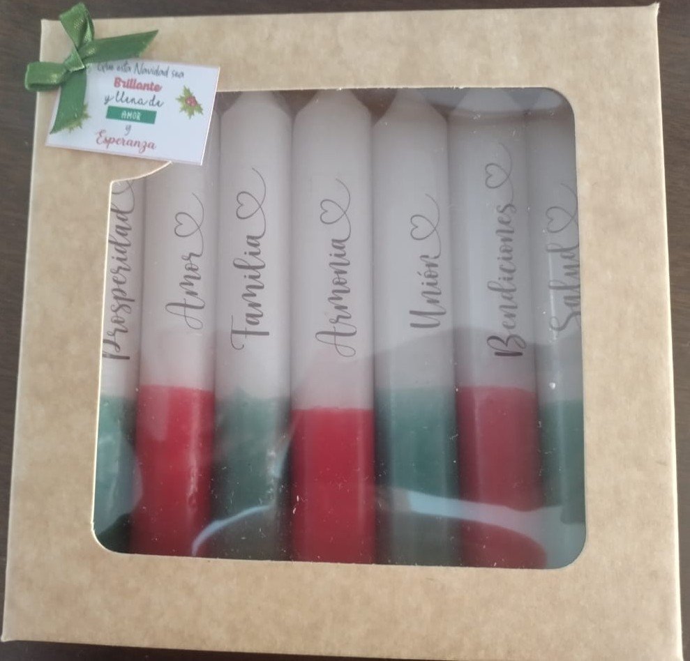 Velas de navidad